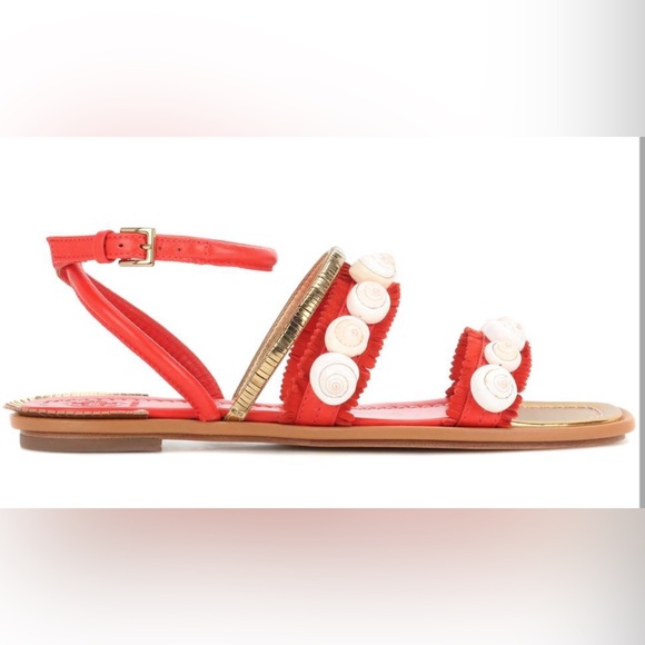 Tory Burch Sinclair Seashell sandals size 7.5 - Picture 4 of 7